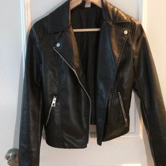 H&M Jackets & Blazers - Black Leather Jacket